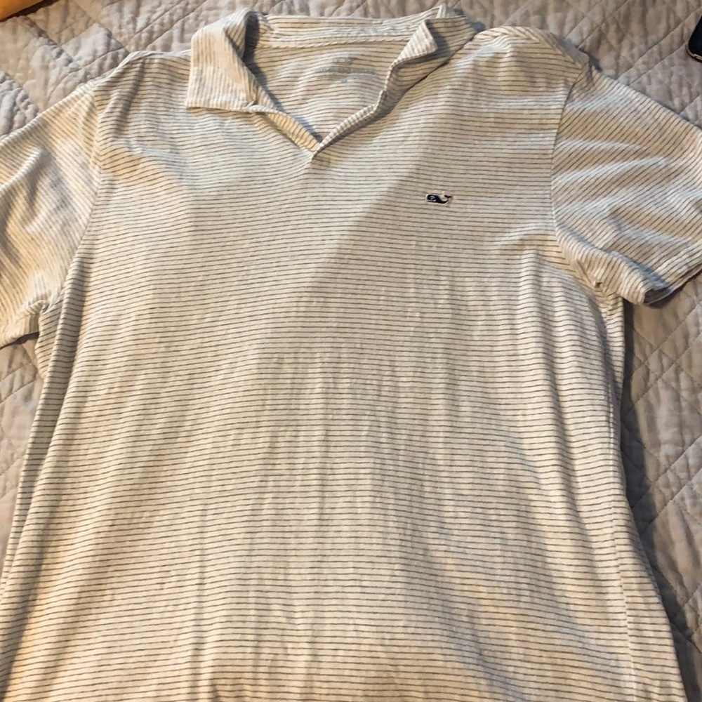 Vineyard vines buttonless polo